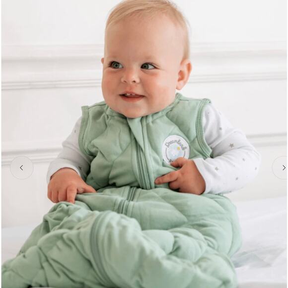 Dreamland Baby XL 24-36 Month Blue Organic Cotton Weighted Toddler Sleep Sack - Picture 1 of 8